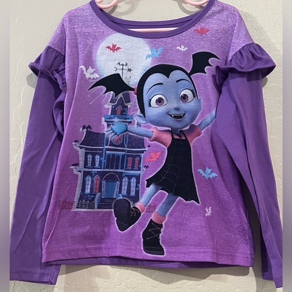 Disney Other - DISNEY Vampirina Purple Long Sleeve Top (2018) – Girls Size 6/6x